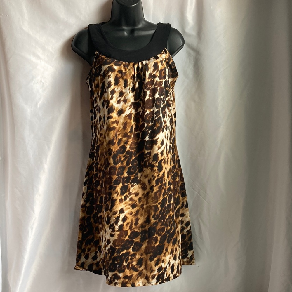 Elementz Animal Print Tank Dress Size Small